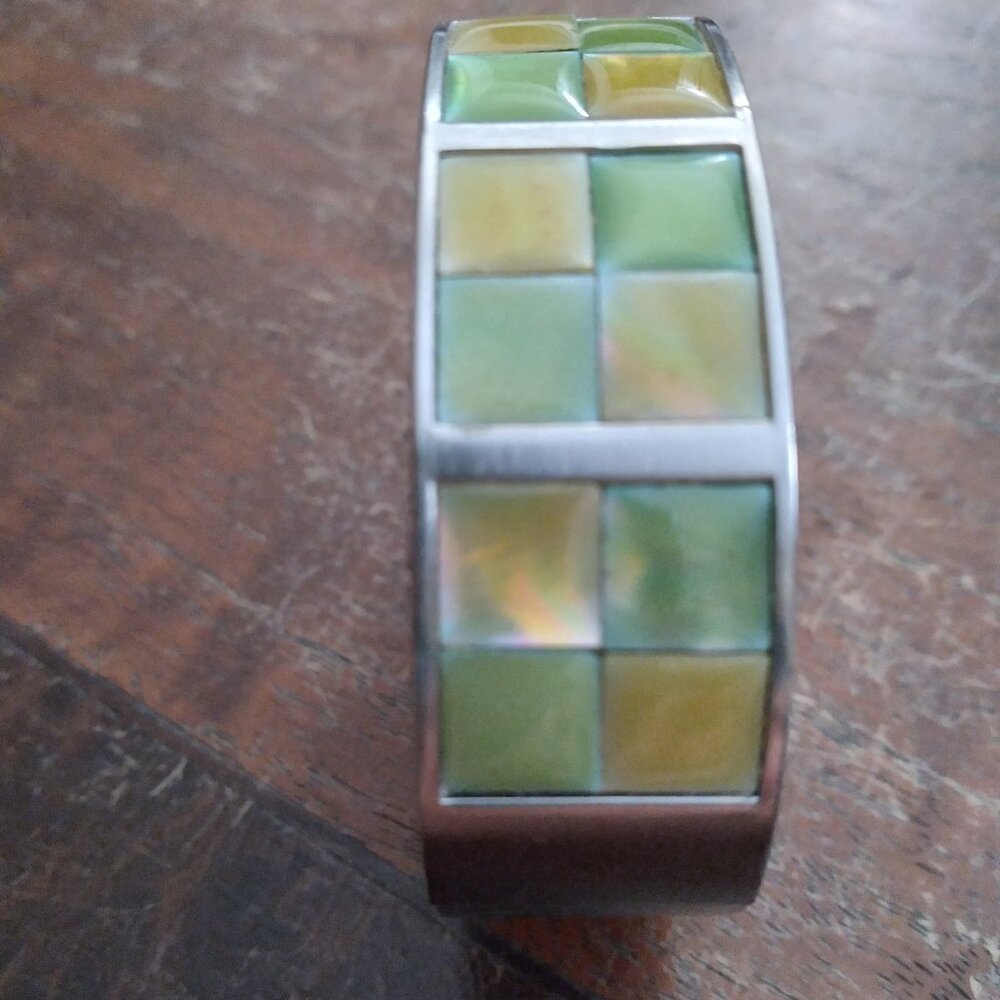 Cuff Clamper Bracelet - Enamel